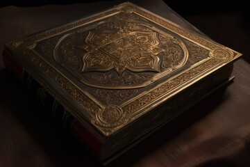 Fototapeta premium Ornate book. Generate Ai
