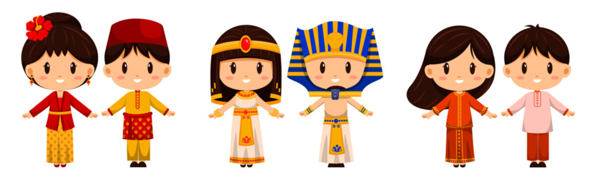 International dress represents the culture of peoples around the world