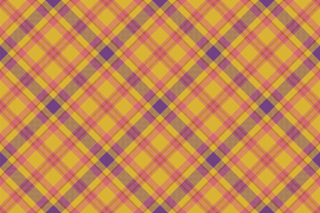 Textile fabric background. Tartan texture check. Seamless vector pattern plaid.