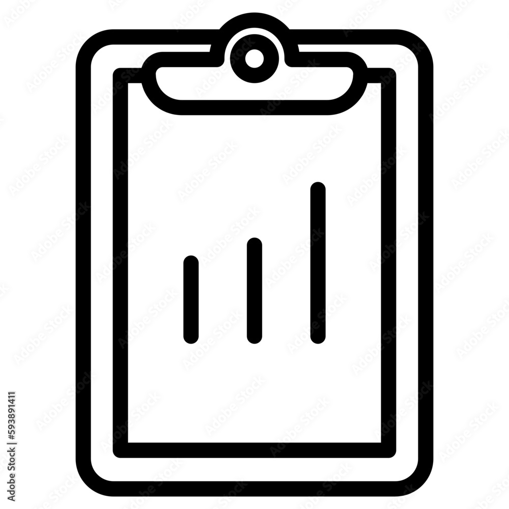 Poster graphic data icon