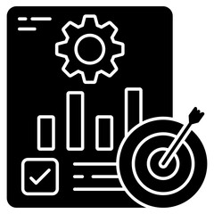 Modern design icon of seo analytics 