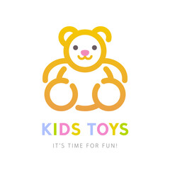 Kids Toy Store Logo Template