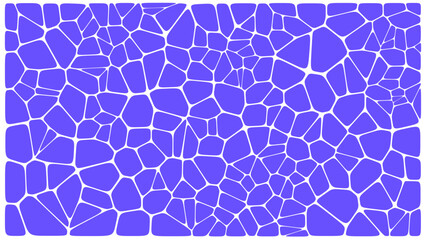 Abstract voronoi blocks cell pattern. Geometric vector background design wallpaper