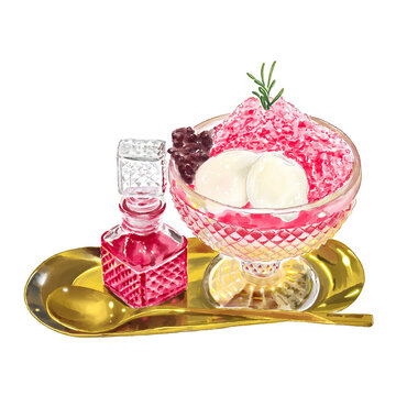 O Aew, Aiyu jelly Dessert, Phuket-Style Snow Ice