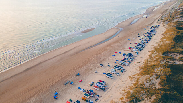 Egmond aan zee in the netherlands