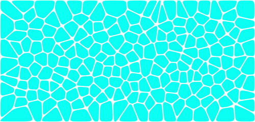 Abstract voronoi blocks cell pattern. Geometric vector background design wallpaper