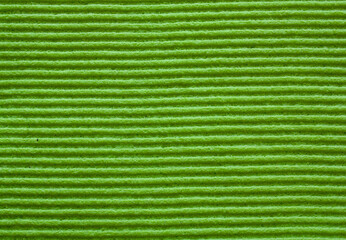 the green texture of the napkin