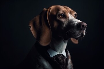 AI generated Animal in formal Suit Portrait
