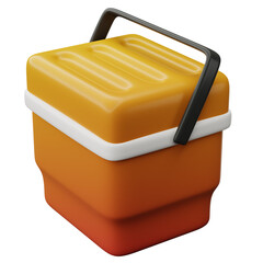 ice box 3d illustration