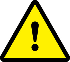 Attention sign icon. Warning icon.