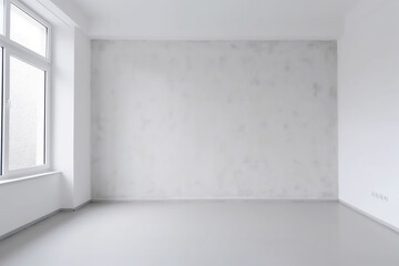 white light interior wall window design house room background empty bright home. Generative AI.