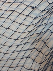 netting on the wall
