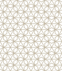 A seamless pattern with lines and stars
