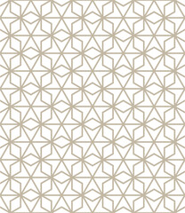 A seamless pattern with lines and stars