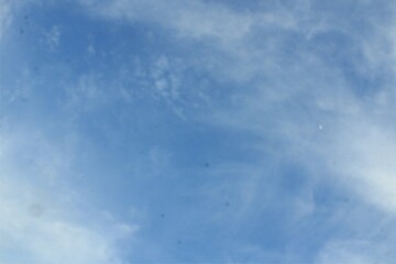cloudy blue sky photo. well use for wallpaper or background