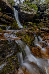 Waterfall at Hanging Rock State Park