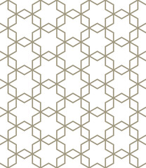 A seamless pattern with geometric shapes
