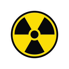 Fototapeta premium accurate correct classic radiation symbol