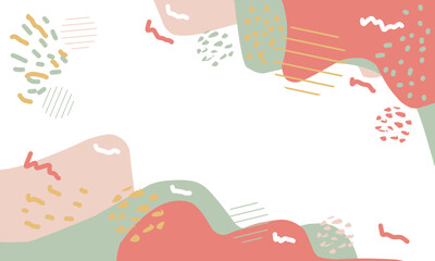 Abstract fun color pattern cartoon texture for doodle geometric background.	