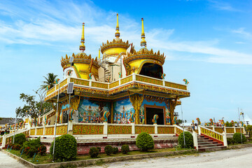 Wat Kang Pla in Thung Song District temple in Nakhon Si Thammarat Thailand