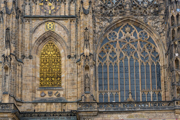 Obraz premium St. Vitus Cathedral in Prague, Czech.