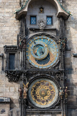 Prague Astronomical Clock Tower, Czech. Old Town Square.