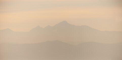 Sunset at the The Scenic Rocky Mountains in Colorado
