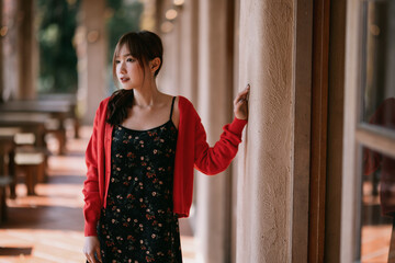 portrait of an asian young girl