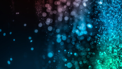 Abstract bokeh defocus glitter blur background.
