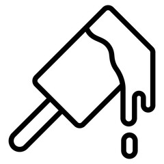 chocolate ice cream line 