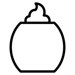 chocolate whipped cream line 