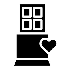chocolate bar glyph 