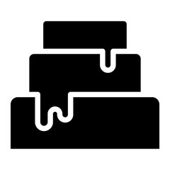 chocolate cake glyph 