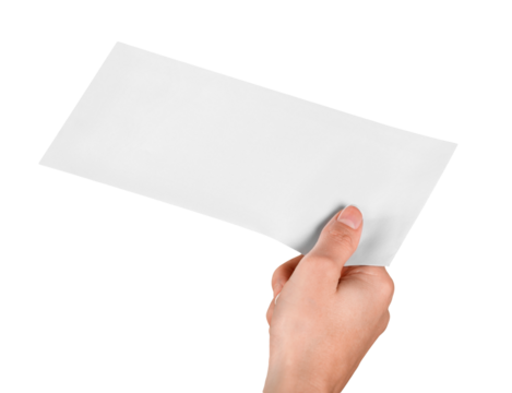 Hand Giving an Envelope
