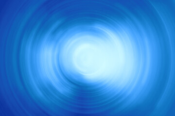 Blue abstract concentric circles background design using bright bluish colors in a soft blurry style. Used as a wallpaper, virtual background, cover, backdrop, or as a banner.