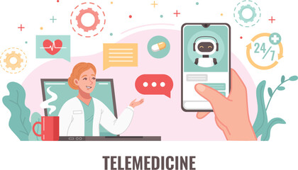 Telemedicine Digital Health Composition