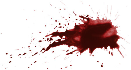 Blood drops cut out