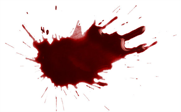 Blood drops cut out