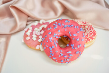 Background image with donations and space for text