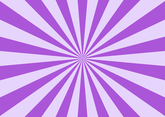 紫の集中線のシンプルな背景イメージ素材。Simple background image material of purple concentrated line.