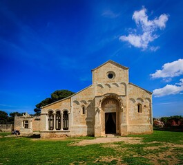 Fototapeta na wymiar Abbey of Santa Maria di Cerrate - Salento, Puglia, Italy