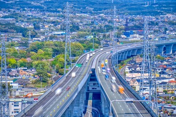Fototapeta premium 新東名高速道路 