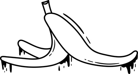 Banana Skin Street Graffiti