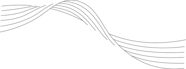Curved Wave Lines