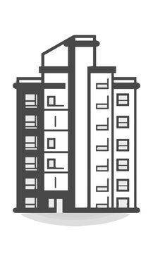 buildings icon vector symbol 
