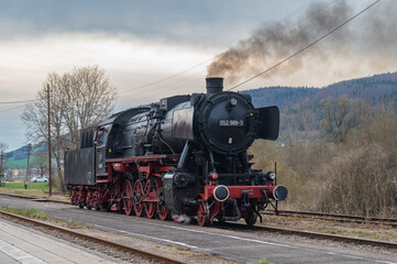 Naklejka premium Blumberg und seine alte Eisenbahn, Deutschland