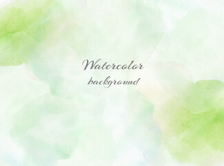 Watercolor abstract template background . Hand drawn illustration isolated on white. Vector EPS.