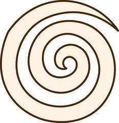 Fototapeta premium Snail Shape Icon