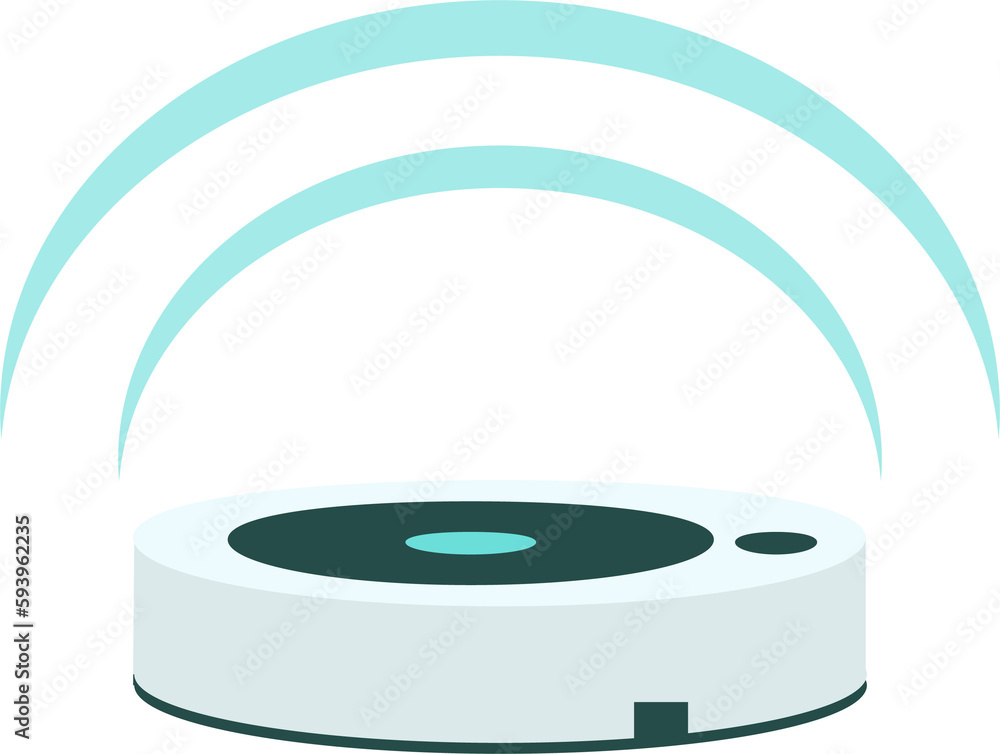 Aufkleber fire alarm semi flat color raster object. full sized item on white. home protection. smart home. wir