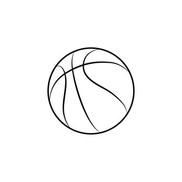 recommend clip art: basketball outline
